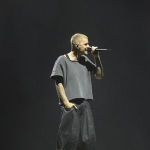 Justin Bieber le deuxième jour du premier week-end du 2026 Coachella Valley Music and Arts Festival à Indio, en Californie. Le 11 avril 2026. © Backgrid USA / Bestimage