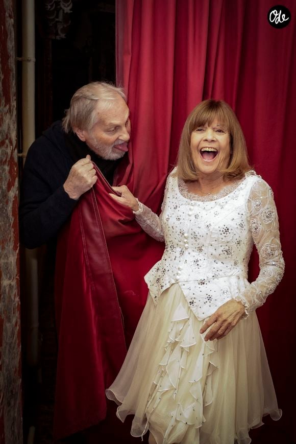 Exclusif - Jean-Jacques Debout, Chantal Goya, lors de la représentation pour Les Pièces Jaunes du Cirque Bouglione au Cirque d’Hiver organisée par le couturier Stéphane Rolland, Paris, France, le 10 janvier 2026. © Jack Tribeca / Bestimage