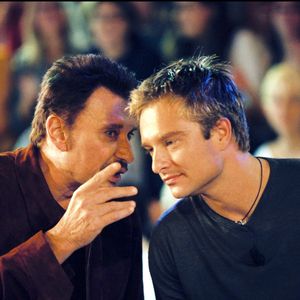 C'est ce que confiait David Hallyday à Télé 7 Jours en septembre 

Archive : Johnny Hallyday et son fils David Hallyday sur le plateau de "Nulle part ailleurs"
DANIEL ANGELI / BESTIMAGE