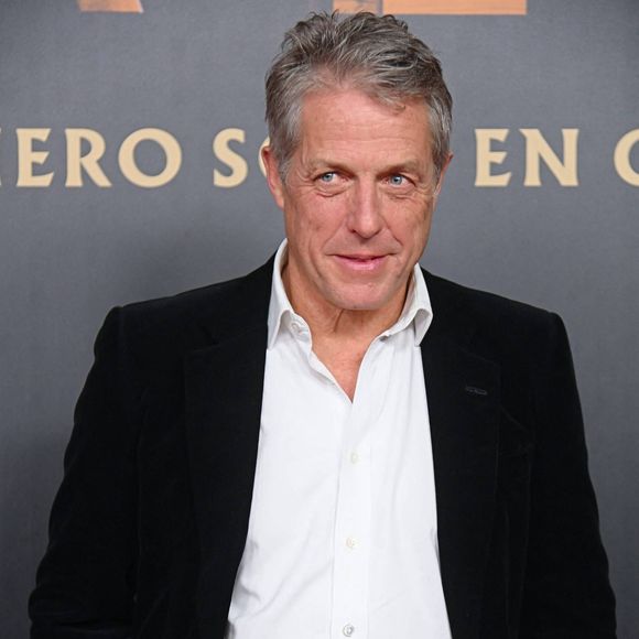 Hugh Grant au photocall de la première du film "Heretic" au cinéma Kinepolis à Madrid le 21 novembre 2024.