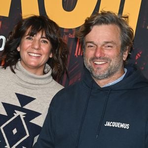 Estelle Denis et son compagnon Marc Thiercelin - Avant-première du film "Mon héroïne" au cinéma UGC Normandie à Paris le 12 décembre 2022. © Coadic Guirec/Bestimage