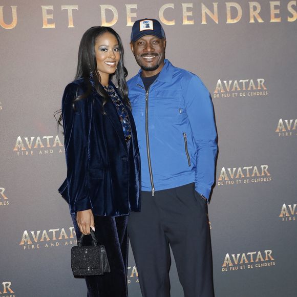 Harry Roselmack et sa compagne Jennifer Galap - Avant-première du film "Avatar : Fire and Ash" (Avatar : de Feu et de Cendres) à la Seine Musicale de Boulogne-Billancourt le 5 décembre 2025. © Marc Ausset-Lacroix/Bestimage