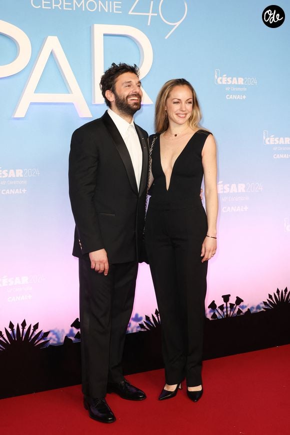 Pio Marmaï et sa compagne Charlotte Ranson au photocall de la 49ème édition de la cérémonie des César à l’Olympia à Paris le 23 février 2024.

© Dominique Jacovides / Olivier Borde / Bestimage