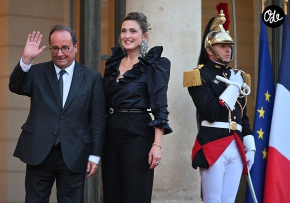 François Hollande et Julie Gayet - Dîner d'état de l'Elysée pour le président sud-coréen Lee Jae Myung le 8 septembre 2026 © Christian Liewig/Bestimage