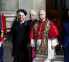 Il s'agit d'un moment historique.

Le roi Charles III d'Angleterre et Camilla Parker Bowles, reine consort d'Angleterre, quittent le pape Léon XIV après avoir assisté au service œcuménique dans la chapelle Sixtine au Vatican, le 23 octobre 2025. Photo par PA Photo/ Bestimage