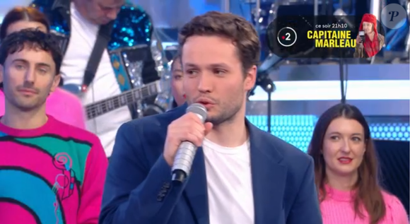 Raphaël, Maestro de N'oubliez pas les paroles - capture d'écran France 2
