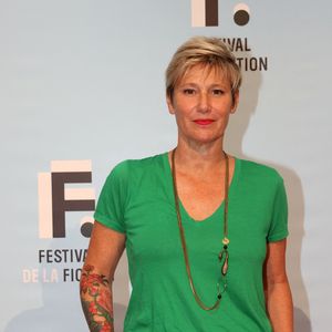 Maïtena Biraben - 23ème édition du Festival de la Fiction tv de la Rochelle 2021 le 14 septembre 2021.  © Jean-Marc Lhomer/Bestimage