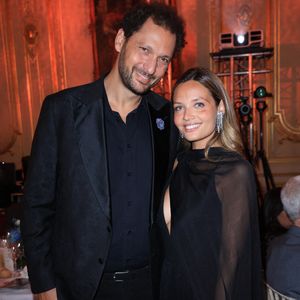Eric Antoine et sa femme Gennifer Demey au dîner de gala Vaincre le Cancer 2025 à Paris, France, le 29 septembre 2025. Photo par Jerome Domine/ABACAPRESS.COM