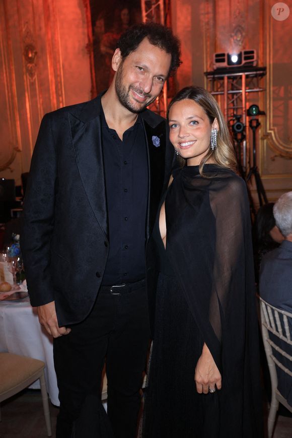 Eric Antoine et sa femme Gennifer Demey au dîner de gala Vaincre le Cancer 2025 à Paris, France, le 29 septembre 2025. Photo par Jerome Domine/ABACAPRESS.COM
