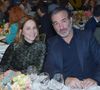 Alors que Jean Dujardin assure actuellement la promotion de son nouveau film Les Rayons et les ombres, Nathalie Péchalat vit des soirées bien différentes.

Jean Dujardin et sa femme Nathalie Péchalat (nouvelle présidente de l'association "Premiers de Cordée") - Dîner de charité Breitling à la Samaritaine pour l'association "Premiers de Cordée" à Paris. Rachid Bellak/Bestimage