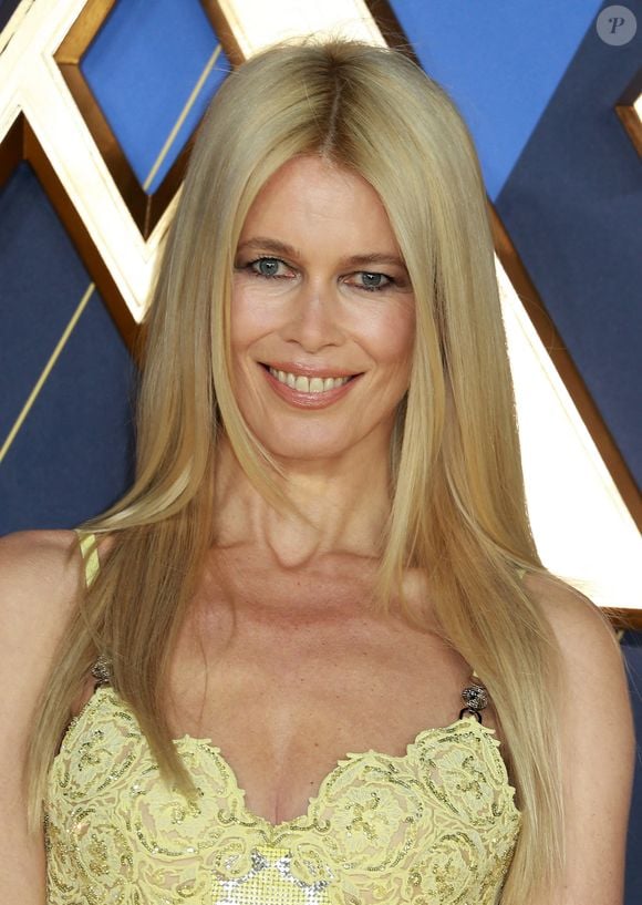 24 janvier 2024, Claudia Schiffer à la première du film "Argylle" à l'Odeon Luxe Leicester Square à Londres.
 © Fred Duval-SOPA Images / Zuma Press / Bestimage