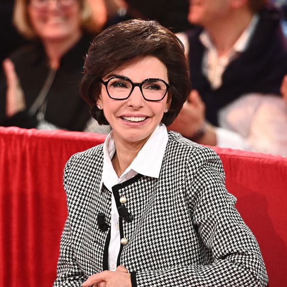 Exclusif - Rachida Dati - Enregistrement de l'émission Vivement dimanche, le 4 mars 2025, présentée par Michel Drucker au studio Rive Gauche à Paris, diffusée le 16 mars sur France 3. 
© Guillaume Gaffiot / Bestimge