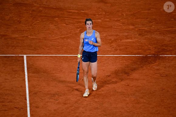 Lois Boisson durant la demi-finale féminine à Roland-Garros le 5 juin 2025. Photo by Sandra Ruhaut/Icon Sport/ABACAPRESS.COM