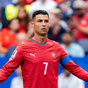 Coupe du monde de football de la FIFA 2026, Groupe K, Match 1, Portugal - RD Congo, 17 juin 2026 au NRG Stadium de Houston, au Texas. Cristiano Ronaldo : mécontent, malheureux, agacé, en colère. Coupe du monde de football de la FIFA 2026, Groupe K, Match 1, Portugal - RD Congo, 17 juin 2026, au NRG Stadium de Houston, au Texas Cristiano Ronaldo Imago/PsnewZ/Bestimage