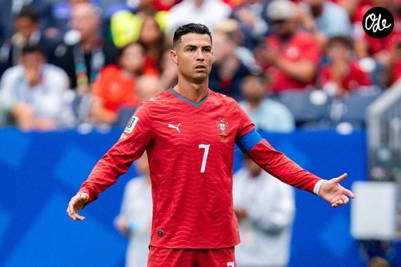Coupe du monde de football de la FIFA 2026, Groupe K, Match 1, Portugal - RD Congo, 17 juin 2026 au NRG Stadium de Houston, au Texas. Cristiano Ronaldo : mécontent, malheureux, agacé, en colère. Coupe du monde de football de la FIFA 2026, Groupe K, Match 1, Portugal - RD Congo, 17 juin 2026, au NRG Stadium de Houston, au Texas Cristiano Ronaldo Imago/PsnewZ/Bestimage