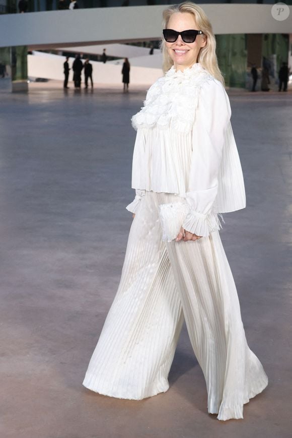 Pamela Anderson - Défilé Chanel Haute Couture Printemps-été 2025 à Paris le 28 janvier 2025 © Jerome Domine/ABACAPRESS.COM