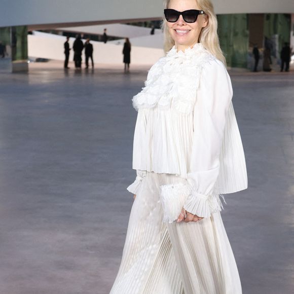 Pamela Anderson - Défilé Chanel Haute Couture Printemps-été 2025 à Paris le 28 janvier 2025 © Jerome Domine/ABACAPRESS.COM