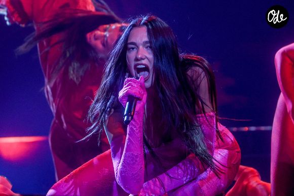 La chanteuse Dua Lipa se produit en concert au WiZink Center le 3 juin 2022, à Madrid (Espagne). Photo de Ricardo Rubio/Europa Press/ABACAPRESS.COM