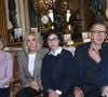 “Voir mes archives rejoindre les Archives nationales me bouleverse plus que tout”, exprime Line Renaud
Dominique Besnehard, Françoise Barré-Sinoussi (Présidente du Sidaction), Brigitte Macron, Rachida Dati (Ministre de la Culture), Dany Boon et Line Renaud - Line Renaud fait don de ses archives aux Archives Nationales au Ministère de la Culture, Paris le 12 Mai 2025. L’ex-meneuse de revue qui fêtera ses 97 ans le 2 juillet prochain a remis à la ministre de la Culture R. Dati, la lettre par laquelle elle fait don de ses archives (correspondances, papiers et documents personnels et professionnels) à l’État. Un moment fort en émotions qu’elle a partagé avec ses «enfants de cœur». © Bertrand Rindoff / Bestimage