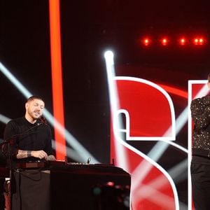 Exclusif - Quentin Mosimann et Grand Corps Malade à l'enregistrement de l'émission "Duos Mystères" à la Seine Musicale à Paris, le 1er février 2021.

Photo : Gaffiot-Moreau / Bestimage