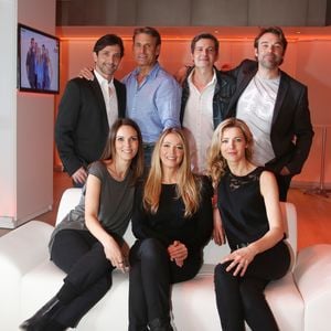 Exclusif - Sébastien Roch, Tom Schacht, Philippe Vasseur, Patrick Puydebat, Cathy Andrieu, Hélène Rollès, Laure Guibert - Présentation en avant-première du 300ème épisode de la série "Les Mystères de l'Amour" au siège de TF1 à Boulogne-Billancourt le 14 avril 2016. © Denis Guignebourg/Bestimage
