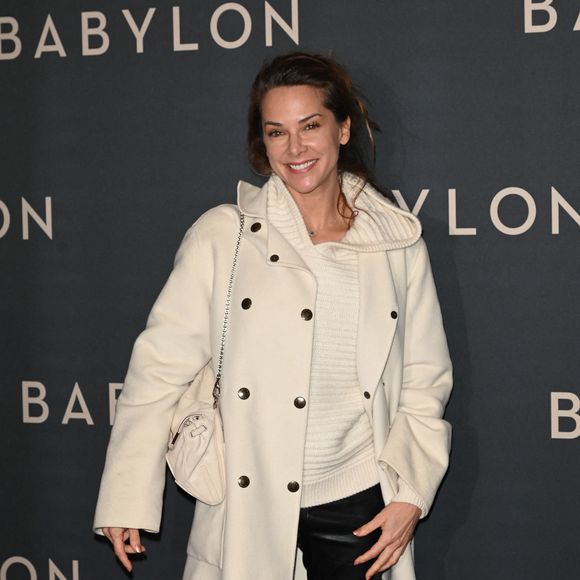 Mélissa Theuriau à la première du film "Babylon" au cinéma Le Grand Rex à Paris, France, le 14 janvier 2023. © Coadic Guirec/Bestimage
