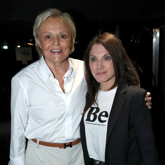 Exclusif - Muriel Robin et Anna-Véronique El Baze (Ecrivaine) - Générale de la Pièce "On va tous être d'accord… ou pas " au théâtre Lepic à Paris le 6 Mai 2025. © Bertrand Rindoff/Bestimage