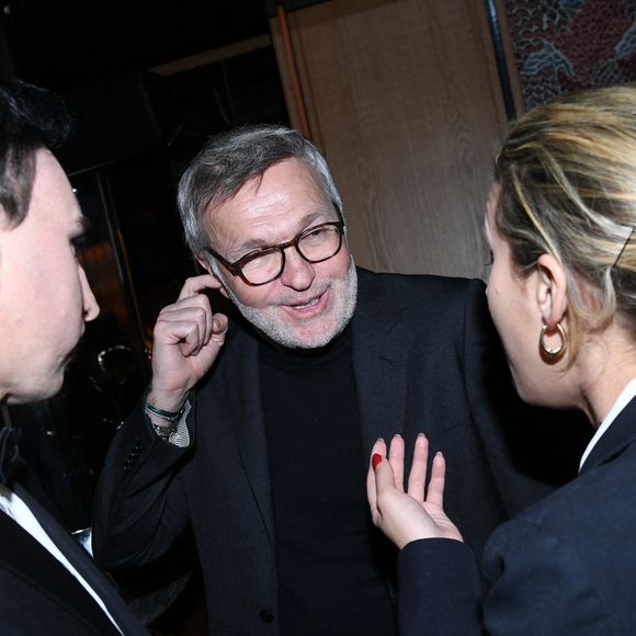 Exclusif - Jordan De Luxe, Laurent Ruquier, Sarah Saldmann - Soirée d'inauguration du bar restaurant "Chichi Paris" au 8 rue de Berry à Paris le 13 novembre 2024. © Rachid Bellak/Bestimage