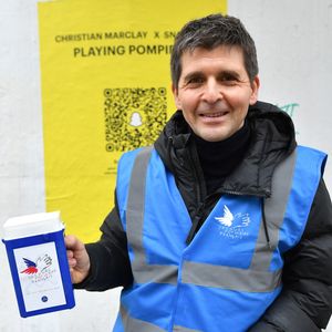 Thomas Sotto au lancement national du "Don'actions" pour la campagne de collecte du Secours populaire français à Paris, France, le 14 janvier 2023. © Veeren/Bestimage
