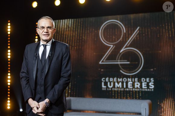 Laurent Weil lors de la 26ème cérémonie des Lumières de la presse internationale 2021, présenté par L.Cholewa et L.Weil sur Canal+, dans les studios Canal+ à Boulogne-Billancourt, France, le 15 janvier 2021. © Moreau-Perusseau/Bestimage