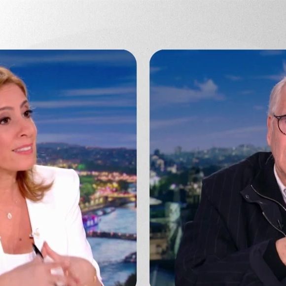 Fabrice Luchini a été repris en direct par Léa Salamé. Capture d'écran France 2