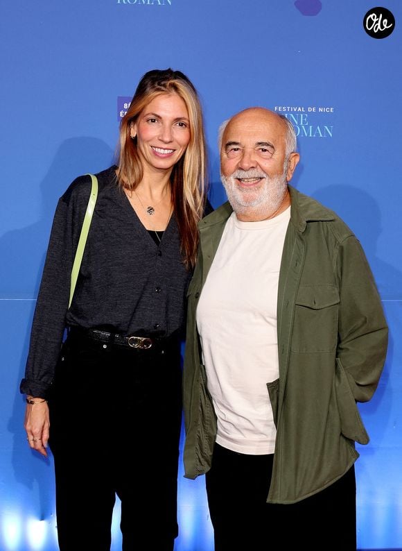 Gérard Jugnot et sa femme Patri­cia Campi - Tapis rouge lors de la 8ème édition du Festival Cinéroman à Nice le 01 Octobre 2026. © Jacovides-Bebert/Bestimage
