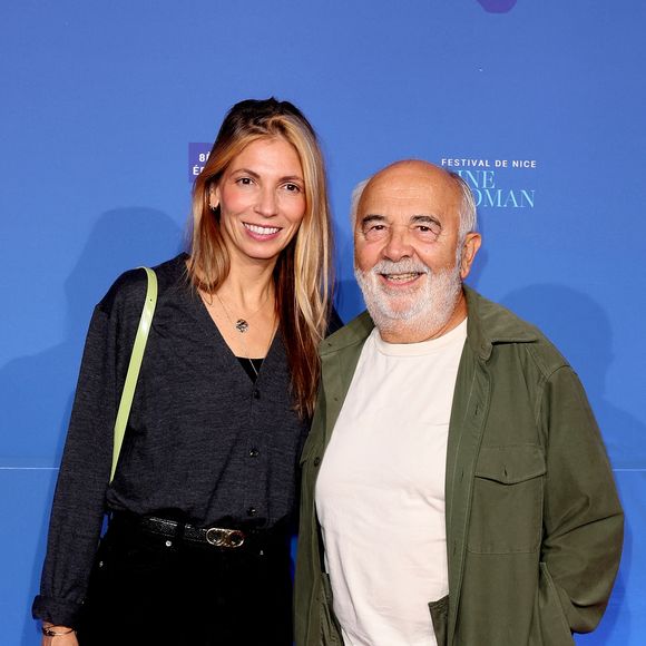 Gérard Jugnot et sa femme Patri­cia Campi - Tapis rouge lors de la 8ème édition du Festival Cinéroman à Nice le 01 Octobre 2026. © Jacovides-Bebert/Bestimage
