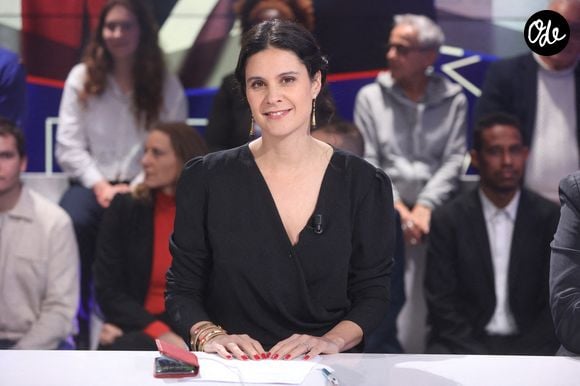 Exclusivité - Apolline de Malherbe sur BFM TV, le 4 décembre 2024. Photo : Jérôme Dominé/ABACAPRESS.COM