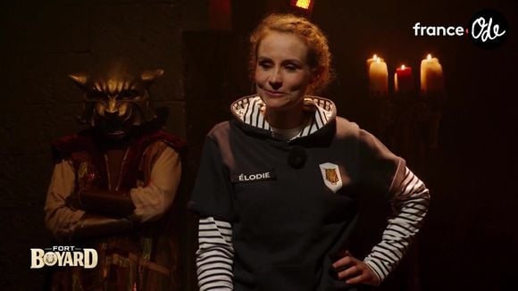 Elodie Gossuin dans l'épisode 6 de la saison 37 de "Fort Boyard" diffusée le 8 août 2026 sur France 2.

Capture d'écran France 2