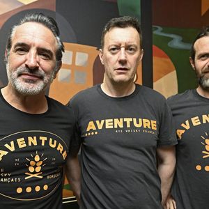 Jean Dujardin s'est lancé dans un business loin du cinéma

Jean Dujardin, Olvier Carsoule, Antoine Gravouil - J.Dujardin à la soirée de dégustation du whisky de seigle français "Aventure" (Bordeaux Distilling Co), dont il est partenaire, à Bruxelles. © Photonews / Bestimage