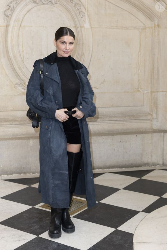 Laetitia Casta au photocall du défilé Christian Dior "Collection Haute Couture Printemps/Eté 2025" au Musée Rodin, lors de la Fashion Week de Paris (PFW), le 27 janvier 2025.
© Olivier Borde/Bestimage