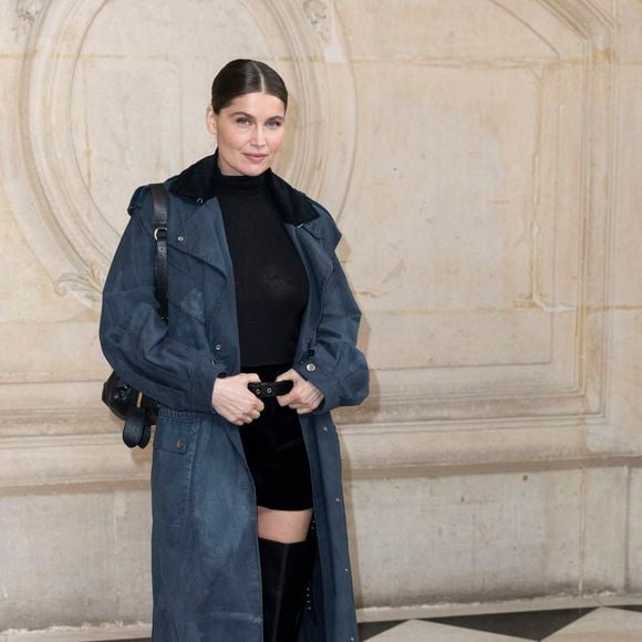 Laetitia Casta au photocall du défilé Christian Dior "Collection Haute Couture Printemps/Eté 2025" au Musée Rodin, lors de la Fashion Week de Paris (PFW), le 27 janvier 2025.
© Olivier Borde/Bestimage