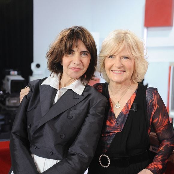 Exclusif - Nathalie Garçon et Catherine Ceylac - Enregistrement de l'émission Vivement dimanche au studio Rive Gauche , presentée par Michel Drucker . Diffusion sur France 3 le 22/03/2026. Photos prises le 11 mars 2026. © Guillaume Gaffiot / Bestimage