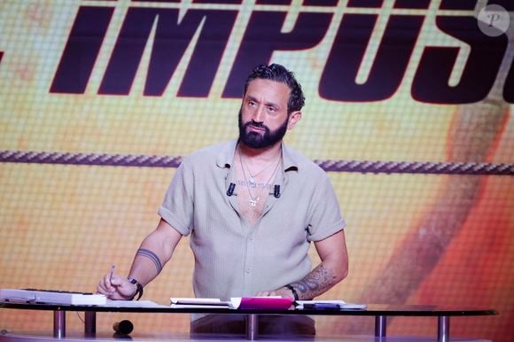 Cyril Hanouna, sur le plateau de  TBT9 présenté par C.Hanouna, et diffusé en direct sur W9, Paris, France, le 15 octobre 2025. © Jack Tribeca / Bestimage