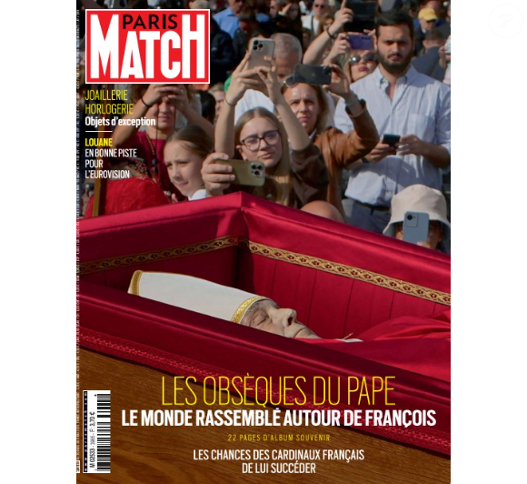 Couverture du nouveau numéro de Paris Match, sorti le 30 avril 2025