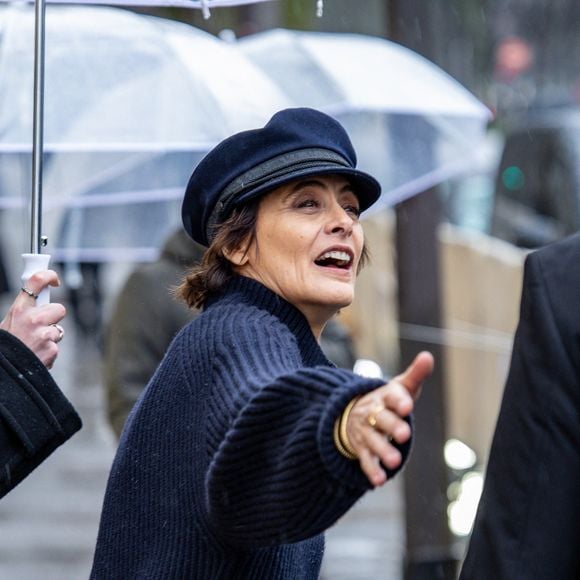 Inès de La Fressange - Sorties du premier défilé Chanel "Collection Haute Couture Printemps/Eté 2026" lors de la Fashion Week de Paris (PFW) au Grand Palais, à Paris, France, le 27 janvier 2026. © Florian Lavielle/Bestimage