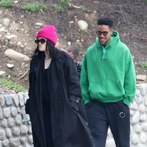 Exclusif - Jessie J enceinte et son compagnon Chanan Colman se promènent à Pasadena le 9 janvier 2022. Backgrid USA / Bestimage