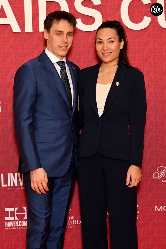 Louis et Marie Ducruet durant la soirée de gala du "Fight Aids Cup 2026" à l'hôtel Fairmont Monte-Carlo à Monaco, le 24 janvier 2026 © Bruno Bebert / Bestimage