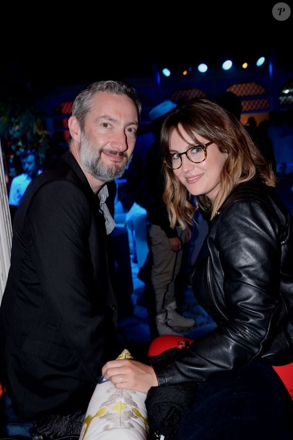 Exclusif - Vincent Desagnat et sa compagne Mathilde - Fête de clôture du 9ème festival "Marrakech du Rire 2018" au Palais Bahia de Marrakech au Maroc le 15 juin 2019. © Rachid Bellak/Bestimage