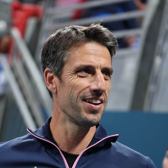 Tony Estanguet (Président du Comité d'Organisation des Jeux Olympiques Paris 2024) - Epreuve de basketball féminin opposant la France au Nigéria (75-54) lors des Jeux Olympiques de Paris 2024 (JO) au Stade Pierre Mauroy à Lille, le 1er août 2024. 
© Laurent Sanson / Panoramic / Bestimage