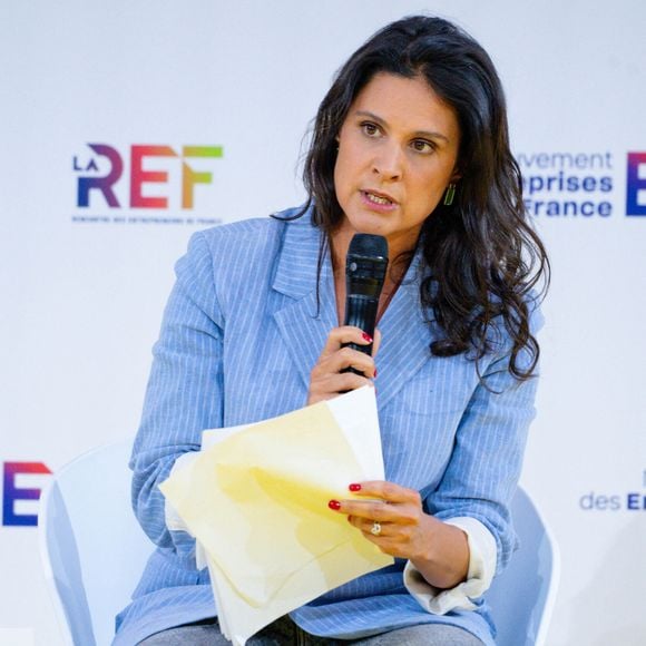 Apolline de Malherbe lors de la Rencontre des entrepreneurs français LAREF25 à Roland Garros le 28 août 2025 à Paris, France. © Federico Pestellini / PsnewZ / Bestimage -