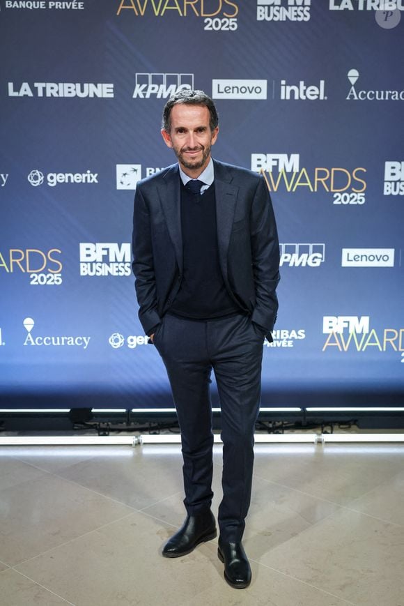 Le PDG du groupe français Carrefour, Alexandre Bompard, lors de la 21e édition des BFM Awards au Grand Palais à Paris, France, le 2 décembre 2025. Photo par Alexis Jumeau/ABACAPRESS.COM