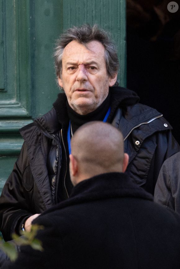 Jean-Luc Reichmann - Arrivées aux obsèques de Brigitte Bardot en l'église Paroissiale Notre-Dame-de-l'Assomption de Saint-Tropez, France, le 7 janvier 2026.  © Jacovides-Moreau/Bestimage