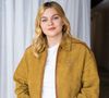 La maman d'Esmée 5 ans poursuit en parallèle ses projets. 
Louane (Louane Emera) de France lors d'un moment de presse avant Eurovision in Concert 2025 à Amsterdam, l'événement annuel précédant le Concours Eurovision de la chanson. Amsterdam, Pays-Bas, le 5 avril 2025. Photo by DPPA/SPUS/ABACAPRESS.COM